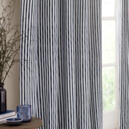 Yard Hebden Striped 100% Cotton Lined Pencil Pleat Curt - thumbnail 3