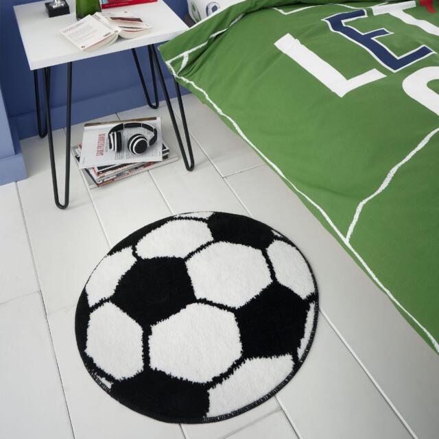 Catherine Lansfield Its A Goal Football Shaped Rug - image 1