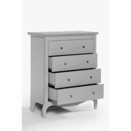 Homelife Juliette 4 Drawer Chest of Drawers - thumbnail 3