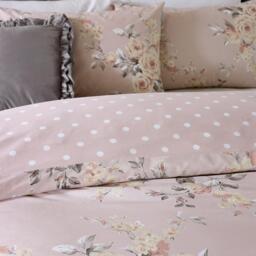 Catherine Lansfield Canterbury Floral Reversible Duvet Cover Set - thumbnail 4