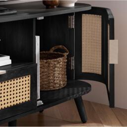 Birlea Noah 2 Door 1 Drawer TV Unit - thumbnail 4