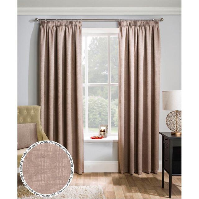 Enhanced Living Matrix Latte Thermal Blockout Tape Top Curtain - image 1