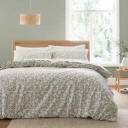 Bianca Shadow Leaves 200 TC Cotton Duvet Cover Set - thumbnail 2
