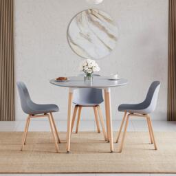 Lassic Vida Designs Batley 4 Seater Round Dining Table - thumbnail 3