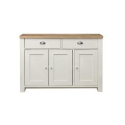Birlea Highgate 3 Door 2 Drawer Sideboard - thumbnail 7