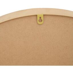 Interiors by Premier Genova 60cm Dia Small Gold and White LED Wall Cloc - thumbnail 5