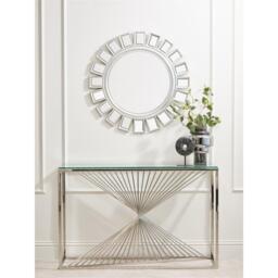 Interiors by Premier Inti Silver Wall Mirror - thumbnail 1