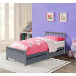 Comfy Living Premium Wooden Bed Frame with Drawers and Mattress - thumbnail 2