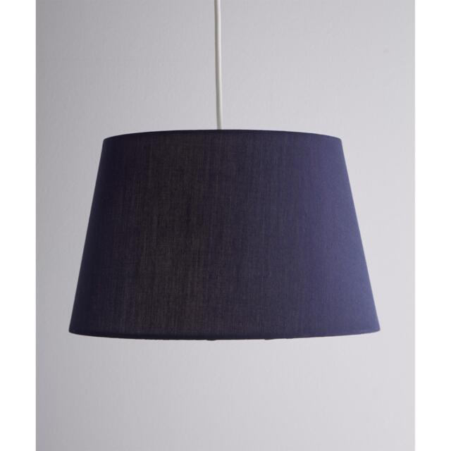 K Living 14 Inch Navy Tapered Drum Light Shade - image 1