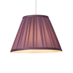 Lighting Collection Taper Pleat Silk Shade - thumbnail 4