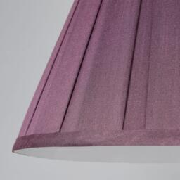 Lighting Collection Taper Pleat Silk Shade - thumbnail 2