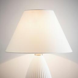 K Living Cream Textured Linen Fabric Coolie Lampshade - thumbnail 2