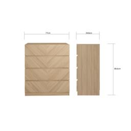 GFW GFW Catania 4 Drawer Chest - thumbnail 6