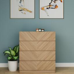 GFW GFW Catania 4 Drawer Chest - thumbnail 1