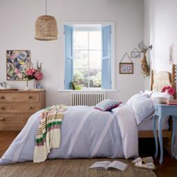 Joules Diagonal Clipped Weave Cover Set - thumbnail 1