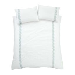 Bianca Embroidery Leaf 180 TC Cotton Duvet Cover Set - thumbnail 4