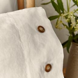 Morris and Co Pure Linen Cotton Standard Pcase White - thumbnail 3