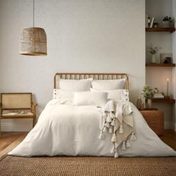 Morris and Co Pure Linen Cotton Standard Pcase White - thumbnail 5
