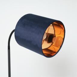K Living Hove Floor Lamp with Navy Shade - thumbnail 4