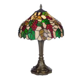 K Living Handley Antique Brass Tiffany Table Lamp - thumbnail 1