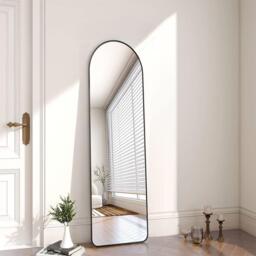 Kabinet UK Modern Arched Freestanding Metal Floor Mirror - thumbnail 1