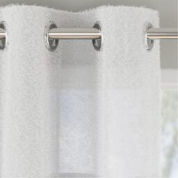 Enhanced Living Andorra Textured Eyelet Header Voile Panels - Pair - thumbnail 2