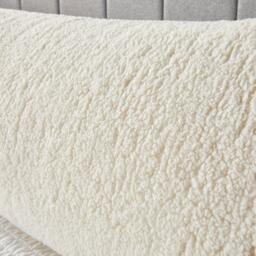 Downland Teddy Fleece Bolster Pillow - thumbnail 2