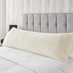 Downland Teddy Fleece Bolster Pillow