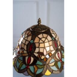 K Living Barking Antique Brass Tiffany Table Lamp - thumbnail 3