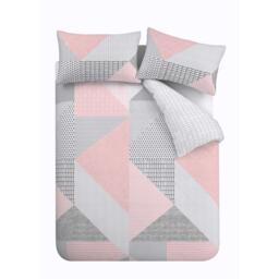 Catherine Lansfield Larsson Geo Reversible Duvet Cover Set - thumbnail 5