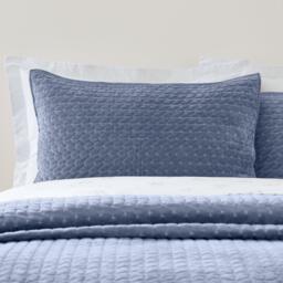 Bianca Attica Velvet Embroidered Pillow sham Pair - thumbnail 1
