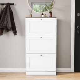 Lassic Vida Designs 3 Drawer Shoe Cabinet - thumbnail 8
