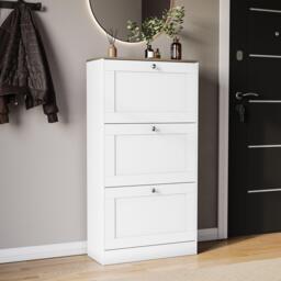 Lassic Vida Designs 3 Drawer Shoe Cabinet - thumbnail 1