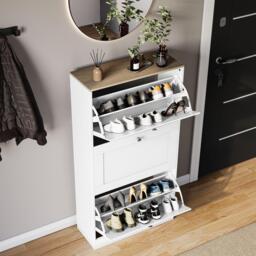 Lassic Vida Designs 3 Drawer Shoe Cabinet - thumbnail 4
