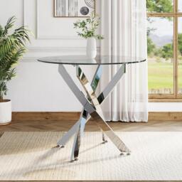 Kabinet UK Modern Tempered Glass Coffee Table