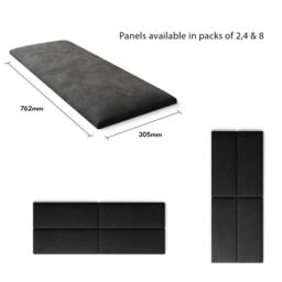 Aspire EasyMount Wall Mounted Upholstered Panels, - thumbnail 5