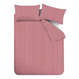 Catherine Lansfield Epping Textured Stripe Reversible Duvet Cover Set - thumbnail 5
