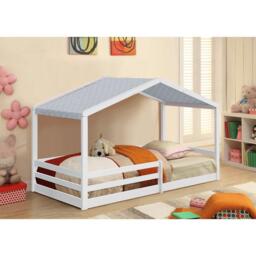 Comfy Living 3ft House Bed Frame With Tent and Mat - thumbnail 2