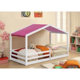 Comfy Living 3ft House Bed Frame With Tent and Mat - thumbnail 3