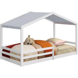 Comfy Living 3ft House Bed Frame With Tent and Mat - thumbnail 5