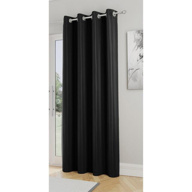 Enhanced Living Plain Supersoft Thermal Blockout Door Curtain - image 1