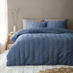 Pineapple Elephant Waffle Seersucker Duvet Cover Set - thumbnail 1
