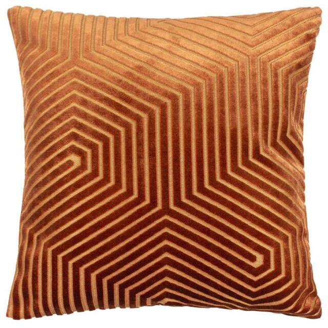 Paoletti Evoke Cut Velvet Fibre Filled Cushion - image 1