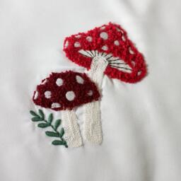 Catherine Lansfield Woodland Crochet Embroidered Duvet Cover Set - thumbnail 3