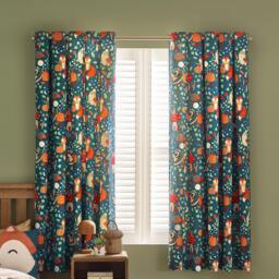 Catherine Lansfield Fox and Woodland Friends Eyelet Curtains - thumbnail 3