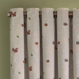 Catherine Lansfield Fox and Woodland Friends Eyelet Curtains - thumbnail 2