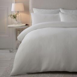 Serene Home Lindly Waffle Weave Duvet Cover Set in Navy - thumbnail 1