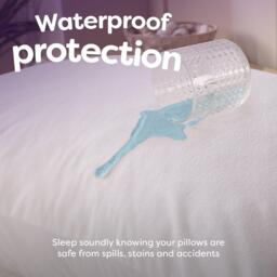 Slumberdown Rebound Pillows & Waterproof 2 Pack Protector - thumbnail 3