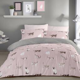 Fusion Cats Easy Care Duvet Cover Set - thumbnail 1