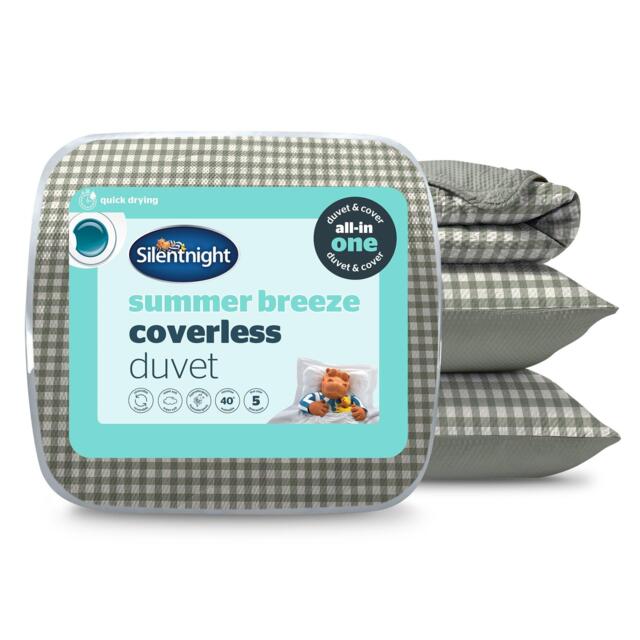 Silentnight Summer Breeze Seersucker Coverless Duvet 2.5 Tog - image 1